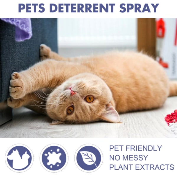 50ml Pet Scratch Avskrekkende Spray Cat Anti Scratch Furniture Sof