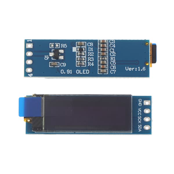 0,91 tommer OLED-modul Hvid/Blå/Gul OLED 128X32 OLED LCD LE White Light