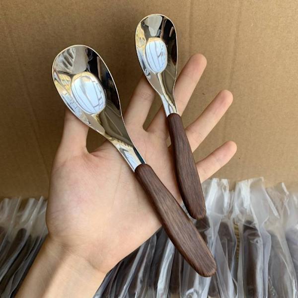 Køkken Rustfrit Stål Bestik Dessert Ris Suppeskeer Kitc S