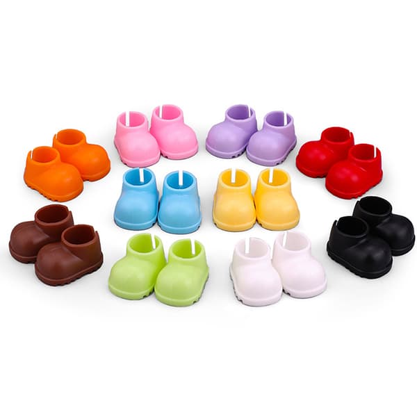 15/17 cm Dukkesko Plastik Mini Sko Til Dukker Mini Finger Sko A10