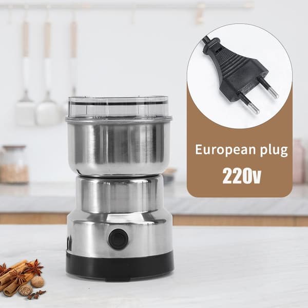 Elektrisk kaffekvern i rustfritt stål med rask kverning og A1