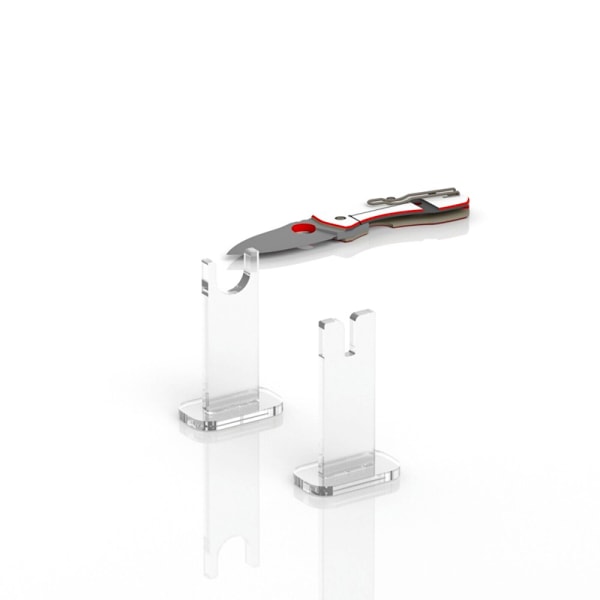 Akryl Display Stand Knive Holder ter Display Holder Collecti Clear