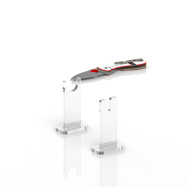 Akryl Display Stand Knives Holder ter Display Holder Collecti Clear