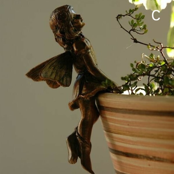 Mini Girl Hanging Cup Hartsi koristelu keiju yhdistelmä kukka C