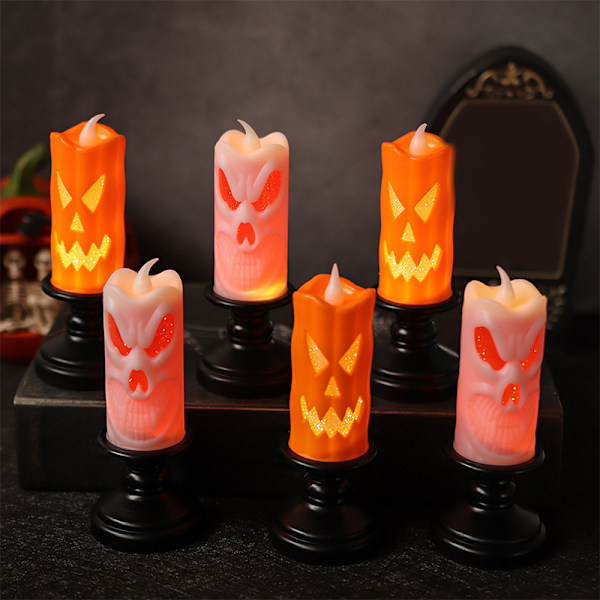 Halloween lysande pumpor lampor Halloween natt pumpa ljus A9