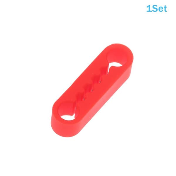 Bildörrlås Silikonskydd Absorberande Dynor Dörrlås Spärrskydd Red 1Set