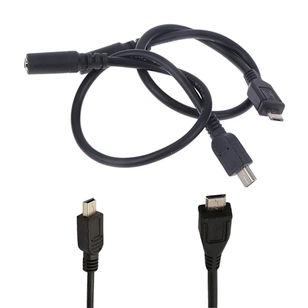 Adapter för mikro USB till 3,5 mm-jack för hörlurar hörlurskabel 1(Micro USB)