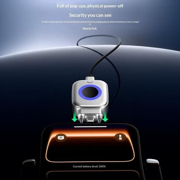 USB-C telefon intelligent separator 140W snabbladdare A2