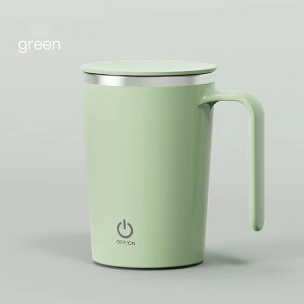 Automatisk selvomrørende magnetkrus Ikke-korroderende smart mikser Green