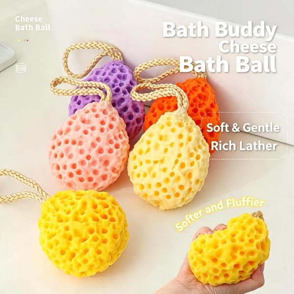 Blød og honningkage-tekstureret badesvamp til børn – Hjem B A3