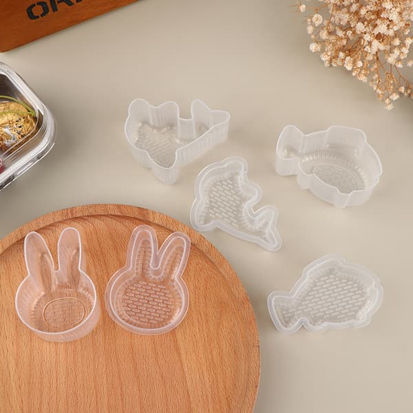 3 st/set tecknad form risbollsmögel sushi rulle bento press mo 3Pcs