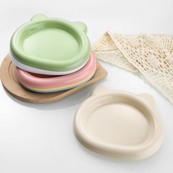 e Björnformade Plasttallrikar Säkert Material Okrossbara För Husdjur A5