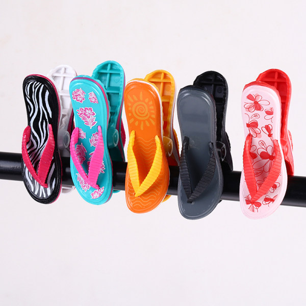 Summer Plastic Clips e slipper Beach Towel Clamp To Prevent The A5