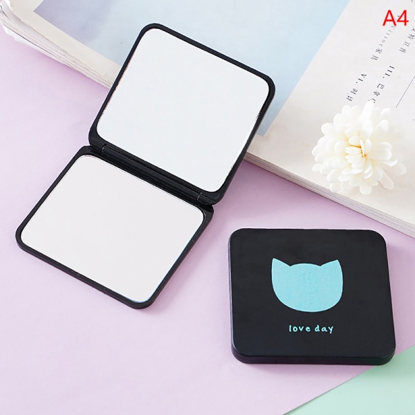 Sammenleggbart sminkespeil Mini Square Makeup Sminkespeil Portabl A4