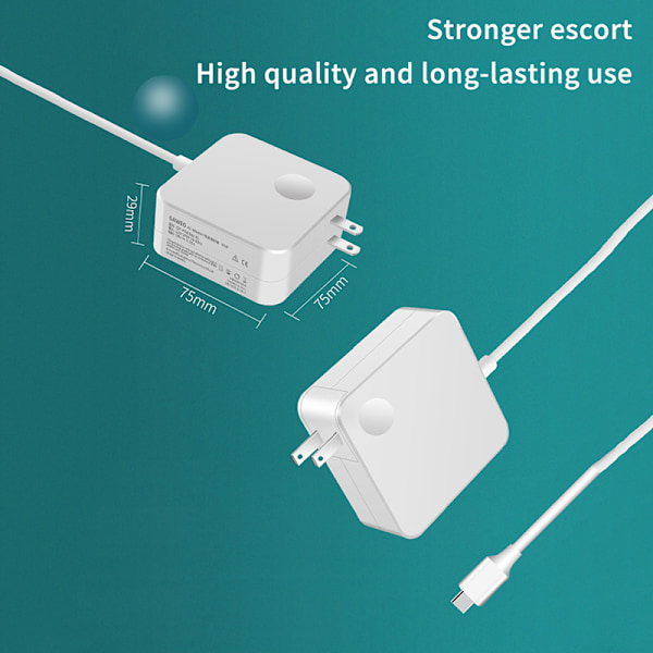 45W 65W USB C Type C Telefon Laptop Plugglader Strømadapter Fo A6