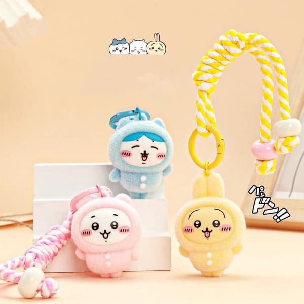Chiikawa Nyckelring Usagi Hachiware Figur Docka Prydnad Nyckelband A26