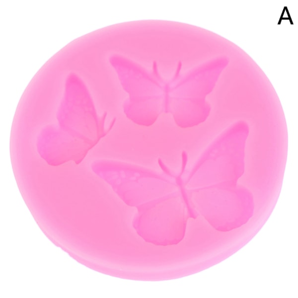 1 Stk Butterfly Silikone Forme Mini Sommerfugle Kageform DIY Desse A