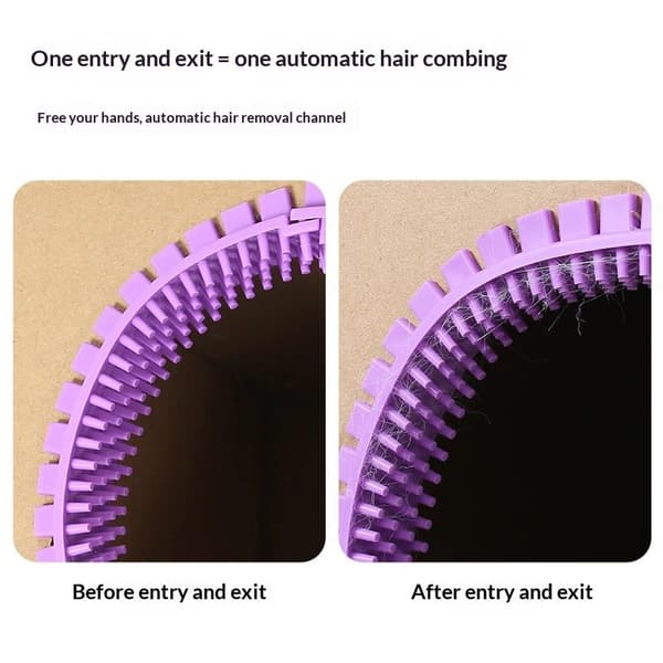 Katteplejering Selvplejer DIY Kattehulsbørste til Pap Pink