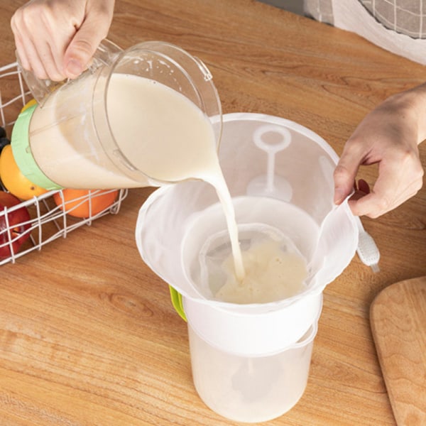 1st Soy Milk Filter Net Bag Nylon Flytande Filter Net Bag Milk Co L