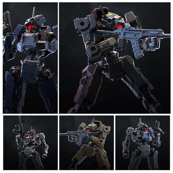 Samlet Mecha Model Legetøj Med Bevægelige Dele Til Hobbyfolk Co A1