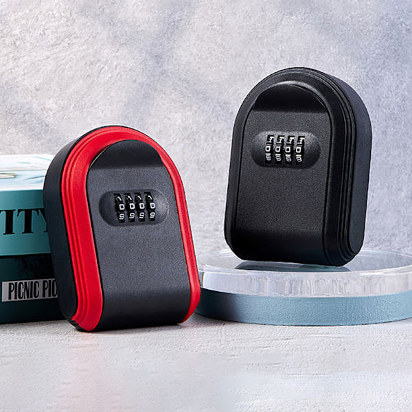 Seinäkiinnitys avainten säilytys Secret Box Organizer 4-numeroinen yhdistelmä