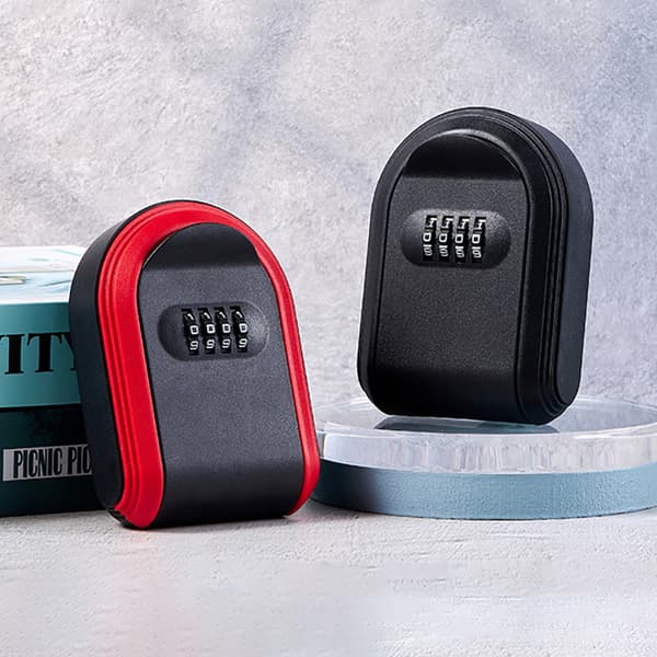 Väggfäste Key Storage Secret Box Organizer 4-siffrig kombination