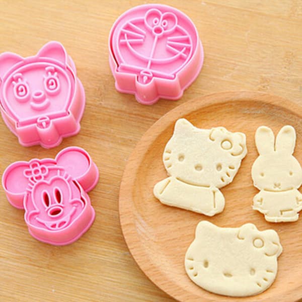 3D Cartoon Cookie ters Grönsaksfruktsmörgås ter Bakning Kitc A