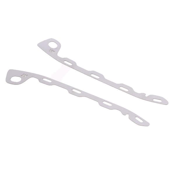 2 stk for Almera frontfanger 2011-2020 reparasjon metallplate spenne