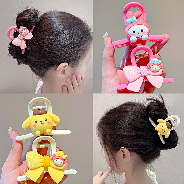 Kawaii Hair Clip Anime Hair Claw Hiustarvikkeet Lasten pää A4