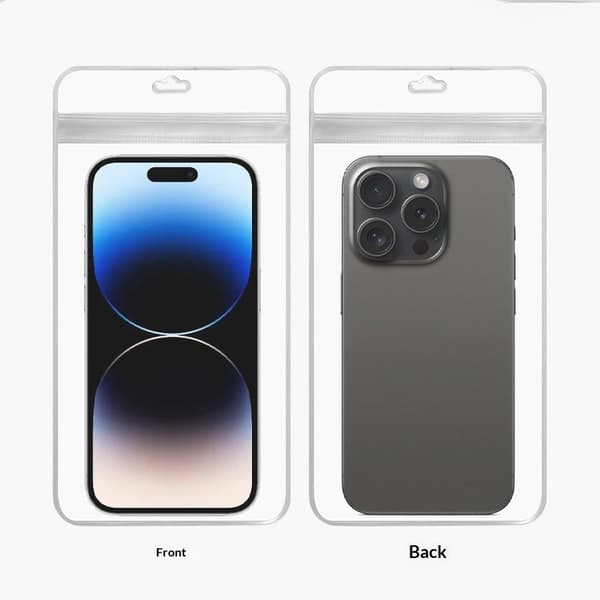 Universell Transparent Regntät Telefonpåse Vattentät Touch Ph B