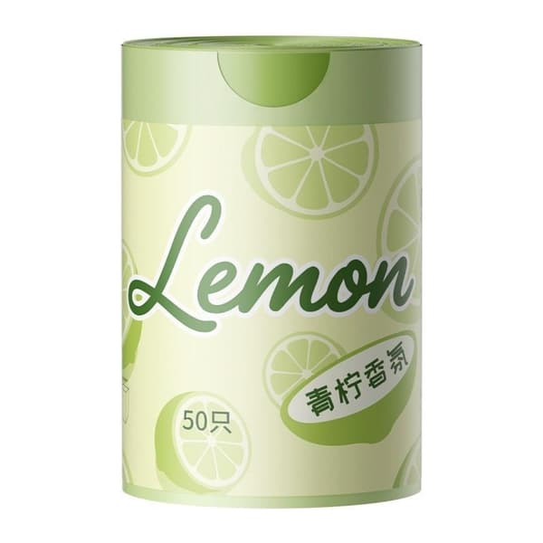 50/100-pack limegröna mönstrade soppåsar A7 30PCS