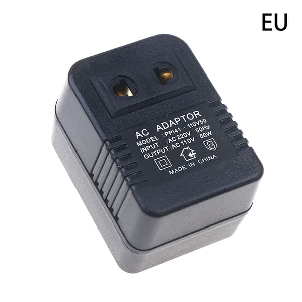 EU US Plug Step Down Transformer Adapter AC220V til 110V eller 110 EU 220 to 110V