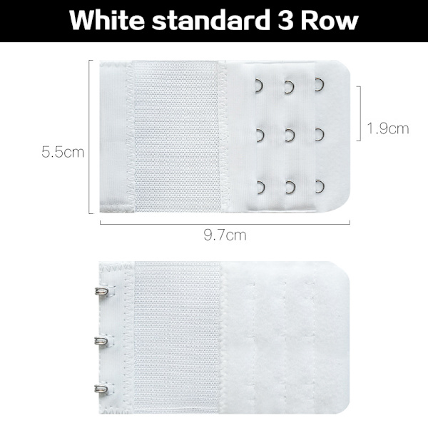 Kvinder BH Extenders Strap Extenders Spænder Elastic Extender Br 9(3R3H white)