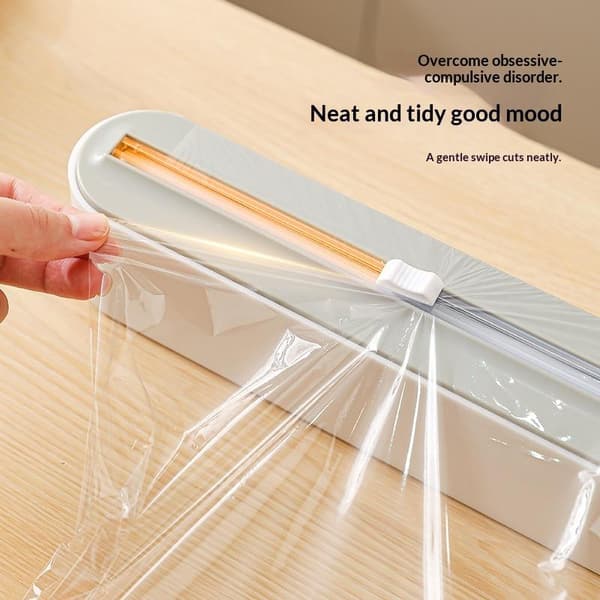 Kjøkken engangs plastfoliekutter Yellow