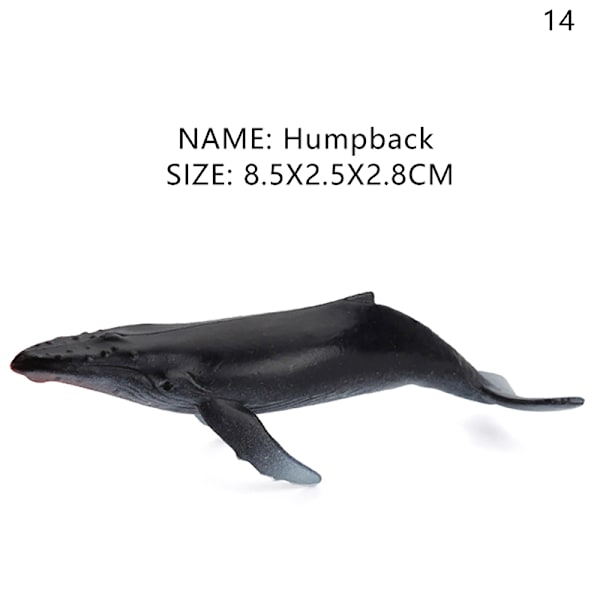Simulation Marine Life Action Figuurit Ocean Animal Model Educationat A14