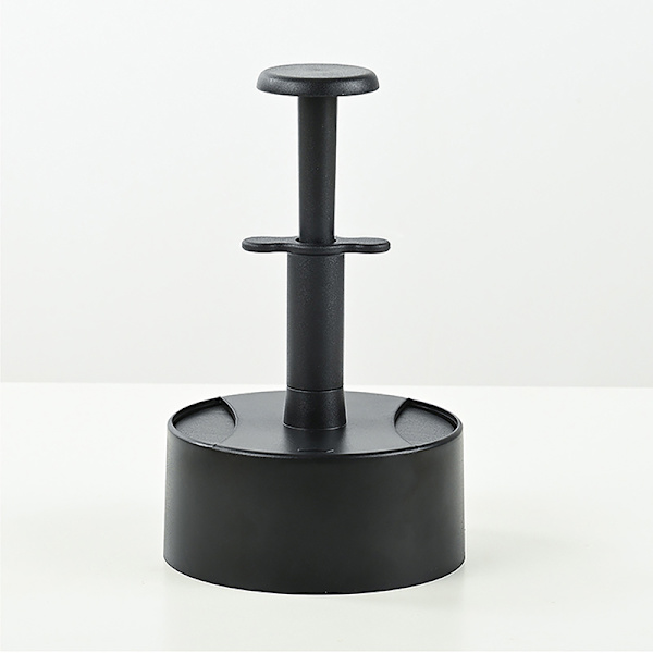 Manuell Hamburger Köttpress ABS Rund Non-stick Fylld Köttpaj Black