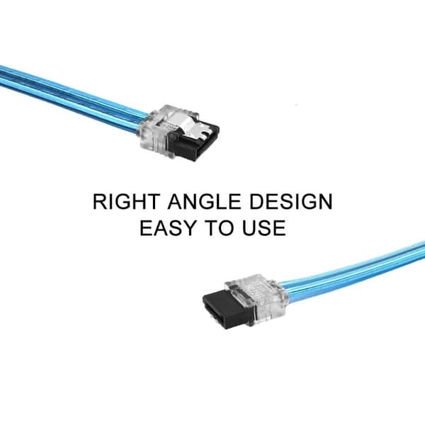 SATA 3.0 III 6Gb/s 10cm harddisk rett kabel for HDD A2