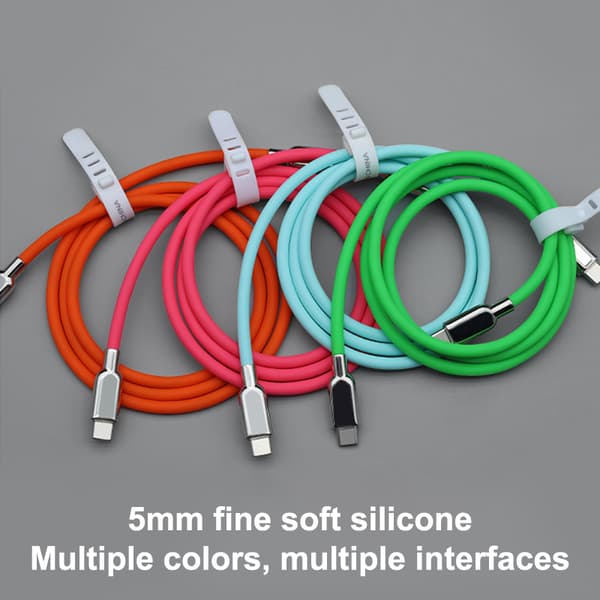 240W PD3.1 Flydende Silikone USB C Type-C Hurtigopladningskabel 15 A9