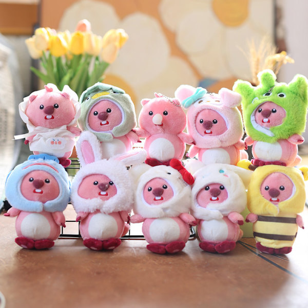 Kawaii Lovely Plush Ruby Transform Sanrio Plushie Doll nøkkelring A6