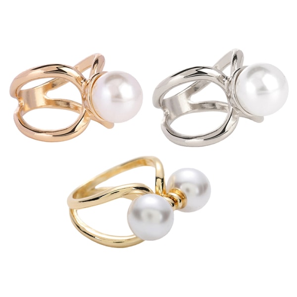1PC Cross Tørklæde Clip X Shape Brocher Tørklæder Spænde Gold