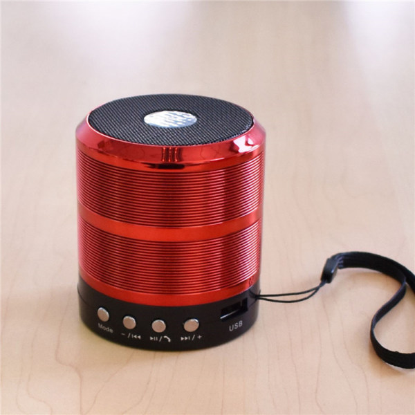 Mini Langaton Bluetooth kaiutinlaatikko Kannettava Mini Bluetooth Sub Red
