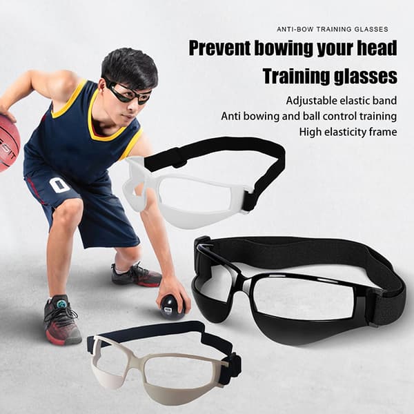 Dribble Spectacles Koripallon harjoituslasit katseen ylös pitämiseen White