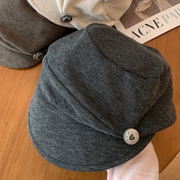 Retro Litterær Sky Baret Hat Kvinder Vinter Efterår Afslappet Vers 04