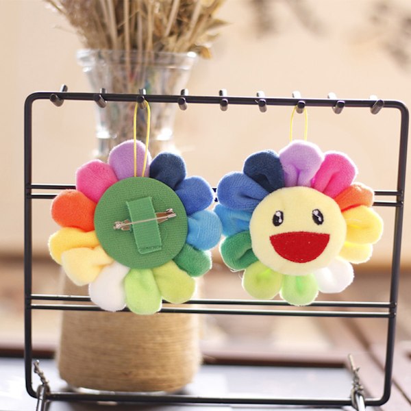 Pehmoiset avaimenperät Sun Flower auton avaimenperä rintakoru auringonkukka-avain 1pc