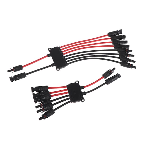 2 til 4/6/8 Y-gren for solcellepanel verktøyfri koblingssplitter 2 to 6