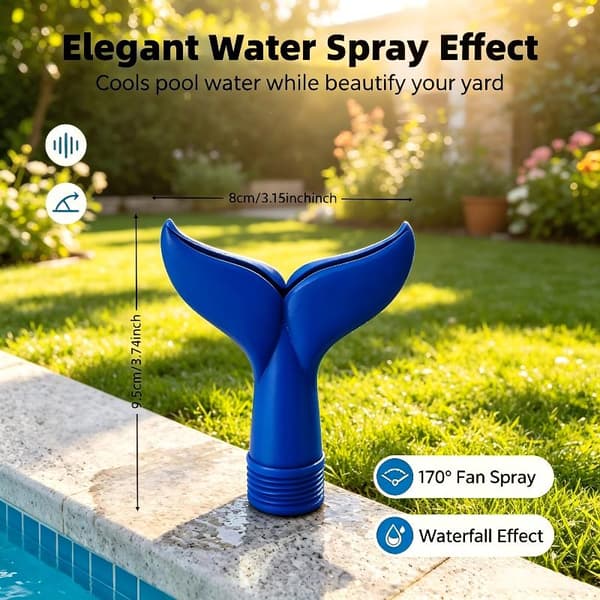 Universal Swimmingpool Fontæne Vandfald Sprinkler Beluftning C A1 A1