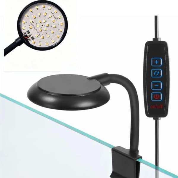 USB Akvarium LED-lampe Klips Fisketank Lys Dekor Akvatisk Multi A4