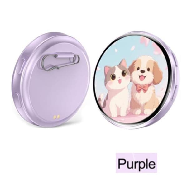 1 st Anime Elektronisk Display Bild- och Videospelare Display Purple