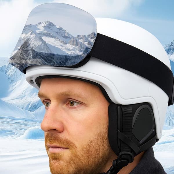 Elastisk skibrilledæksel ridsefast støvtæt snowboardbrille E