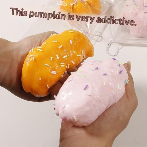 Sensorisk leksak pumpabröd Leksak dekompression för pendling eller tr Pink
